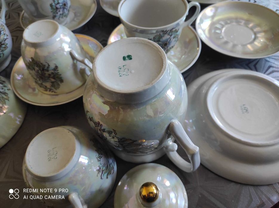 Сервиз ссср Барановка новый , статуэтки , самовар Баташева