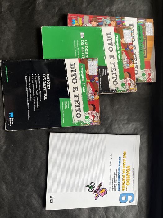 Livros português 6.º ano