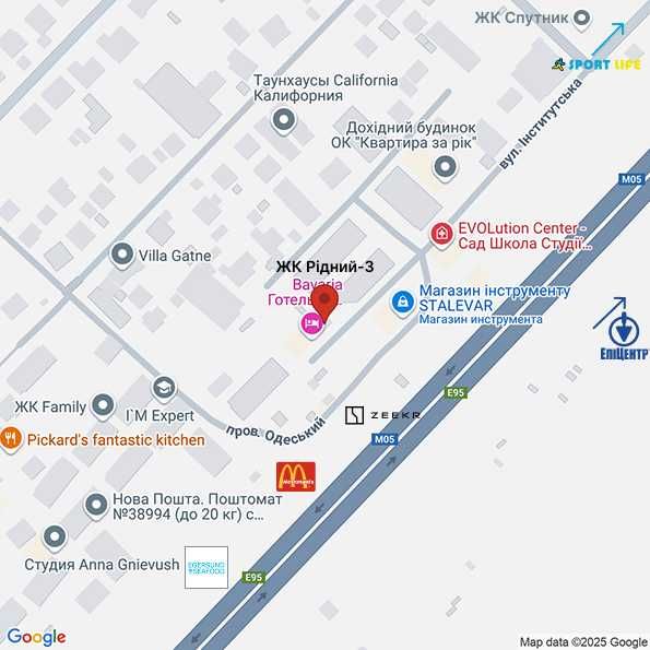 Готова 1К 33м2 у новому затишному ЖК "Рідний-3" поручь з метро Теремки