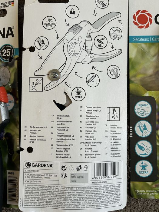 Секатор Gardena BP-50 Premium(08702)