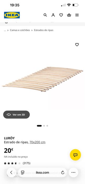 Estrado ikea ripas