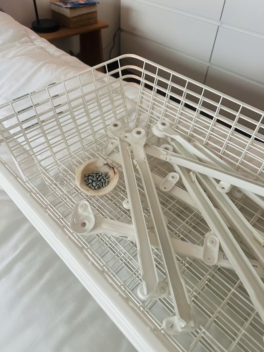 4 cestos IKEA completos prontos a montar