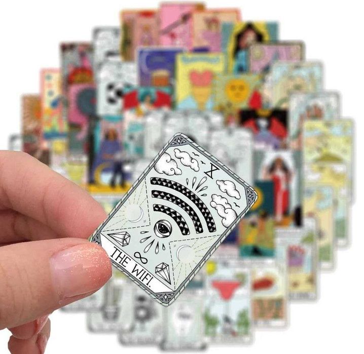 Наклейки стикеры "Таро: современная версия" (50 шт.)