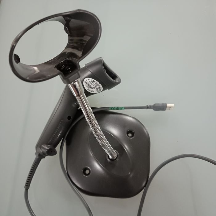 MOTOROLA - Scanner Laser Symbol LS1203 USB, Preto c/ Suporte - LS1203-