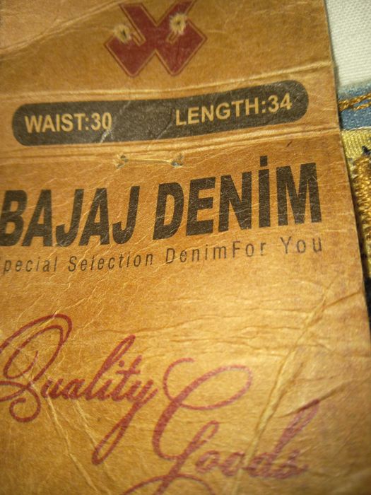 Джинси нові тонкі BAJAJ DENIM розмір 30 за 800 грн