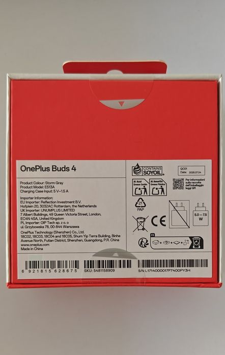 OnePlus buds 4 novos