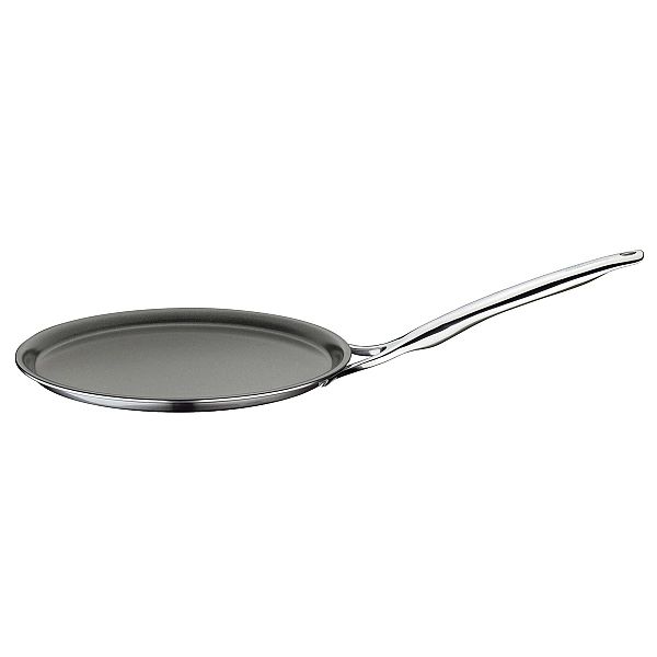 Patelnia do naleśników, powłoka nieprzywierająca, śred. 28 cm, stal ni