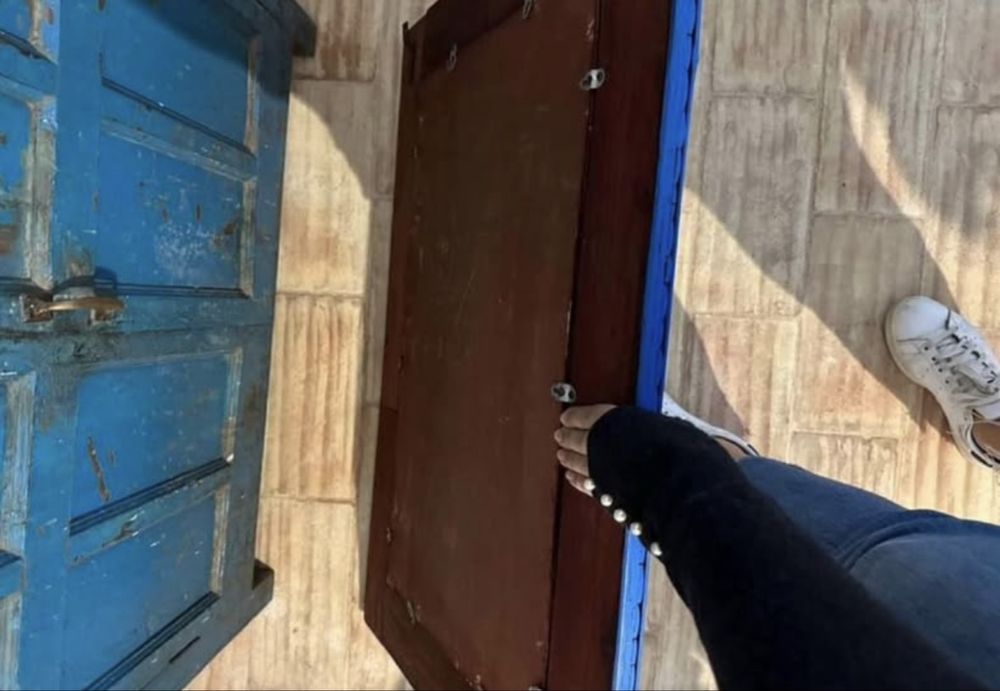 Espelho com Moldura Azul64585413947265122