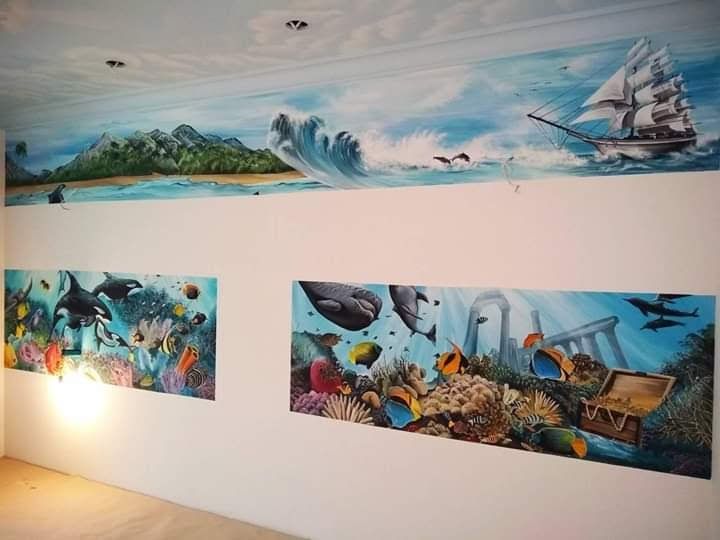 Розпис стін художник берельєф ліпка ліпнина барельеф