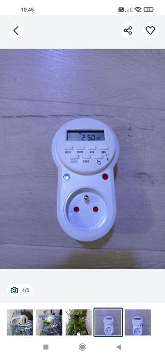 Timer sekundowy, programator sekundowy, włacznik precyzyjny do terrari