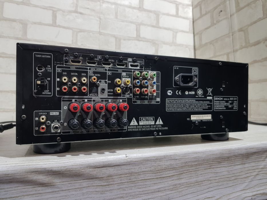 5.1 AV ресивер DENON AVR-1311, *5x110 Вт, HDMI, 3D, б/у з Німеччи