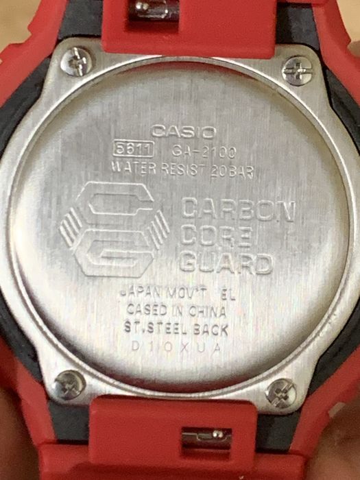Часы унисекс - Casio G shock classic Red