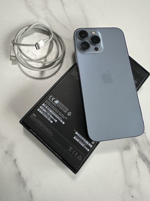 Iphone 13 pro max 128 sierra blue super stan