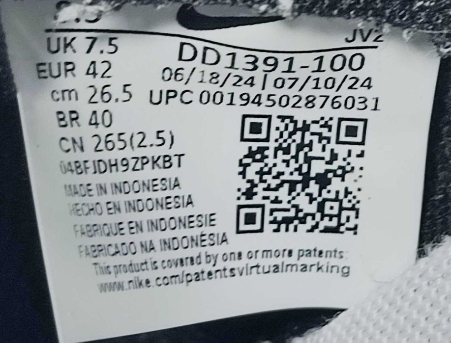 Nike Dunk Low Panda oryginalne buty r.42