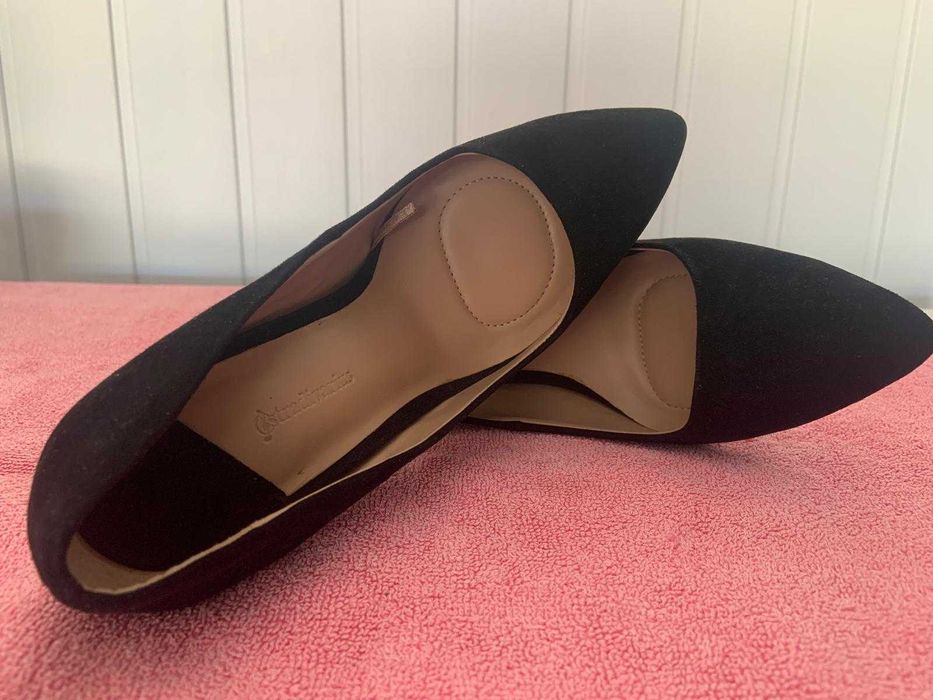 Sapatos Senhora Pretos c/ palmilha acolchoada, Stradivarius