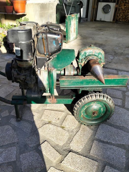Rachador de lenha a motor
