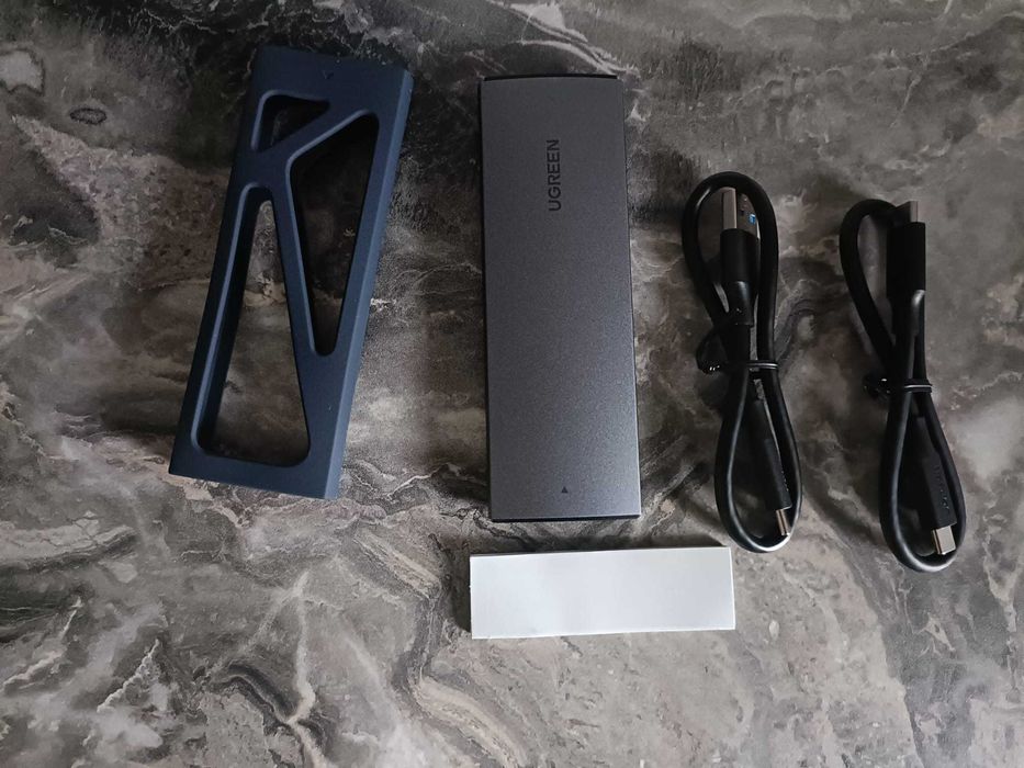 obudowa ssd ugreen 15512 m.2 nvme + 2szt kabli usb