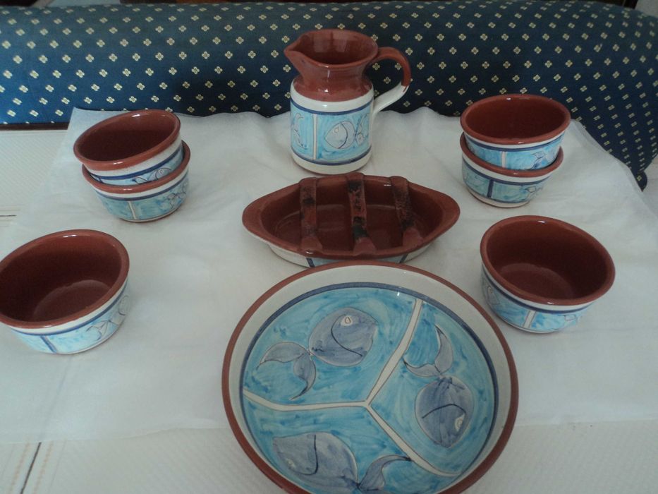 Conjunto em barro para assar ex. Enchidos