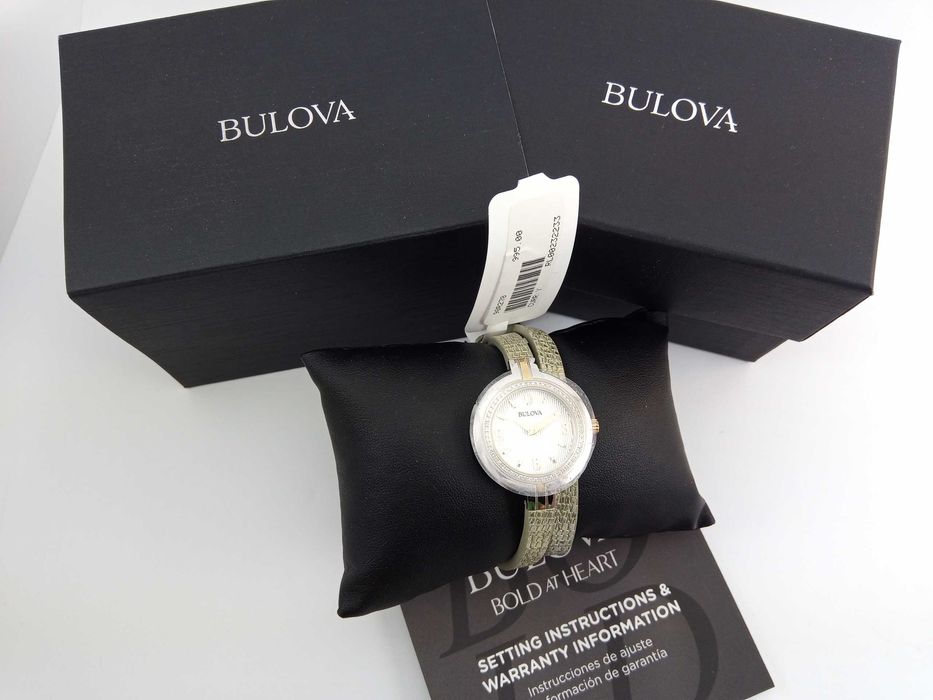 Женские часы 52 бриллианта 0,25 карат Bulova 98R278 Rhapsody РРЦ $1020