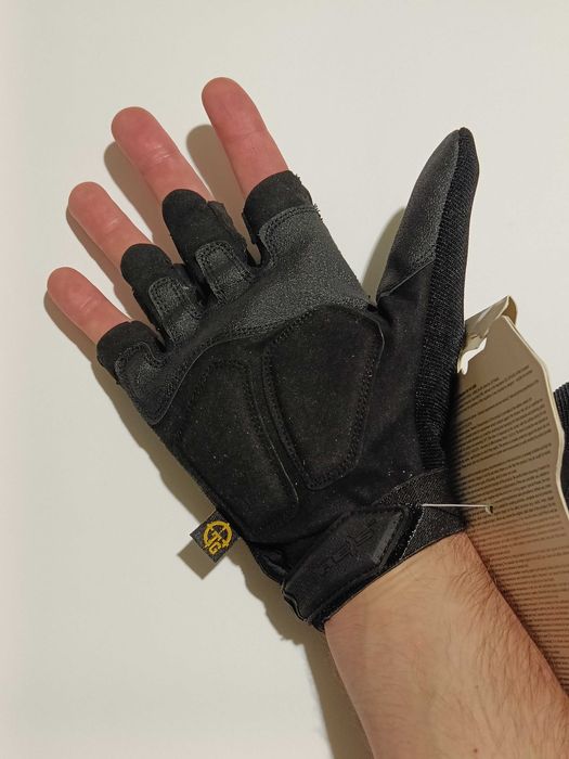 Перчатки тактические короткопалые REIS TACTICAL GLOVES HARRIER Black