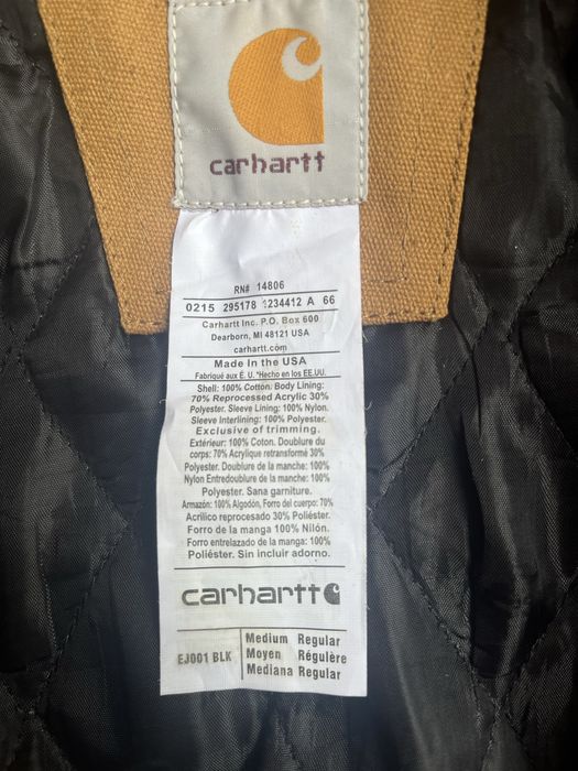 Casaco Carhartt Detroit Camel Tamanho M