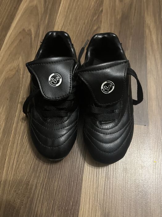 Дитячи Сороконіжки, футбольні бутси, кросівки 17 см, чорні