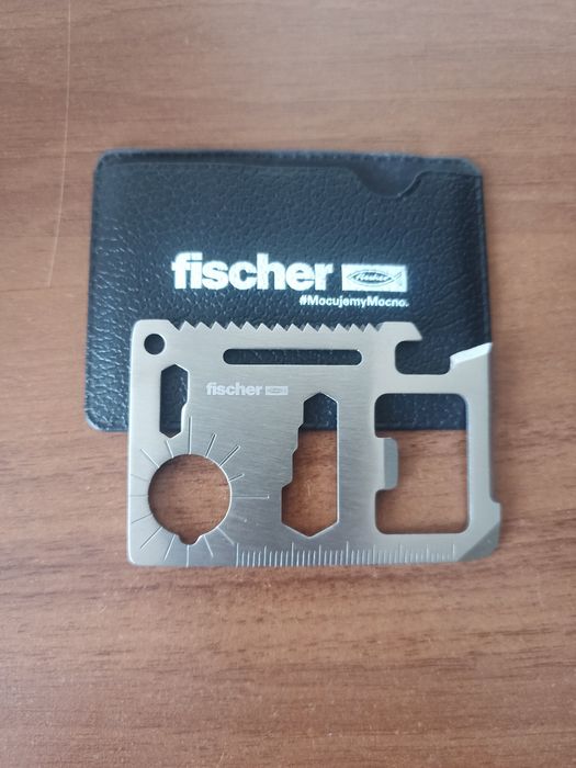 Zestaw majsterkowicza: Miarka zwijana Einhell 3m + Multitool / Karta Fischer