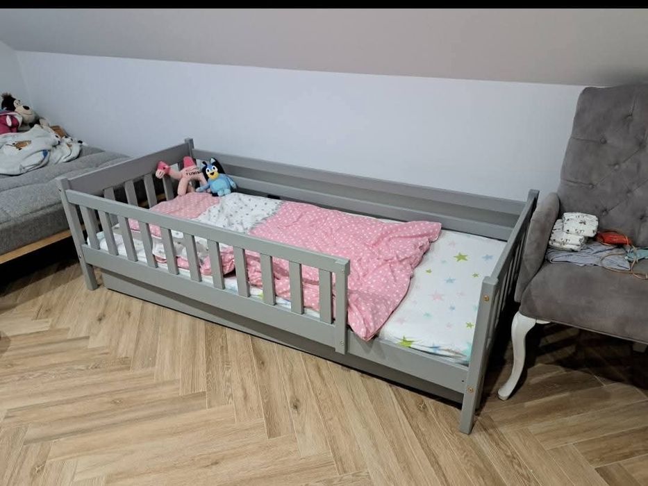 Łóżko dziecięce młodzieżowe + skrzynia