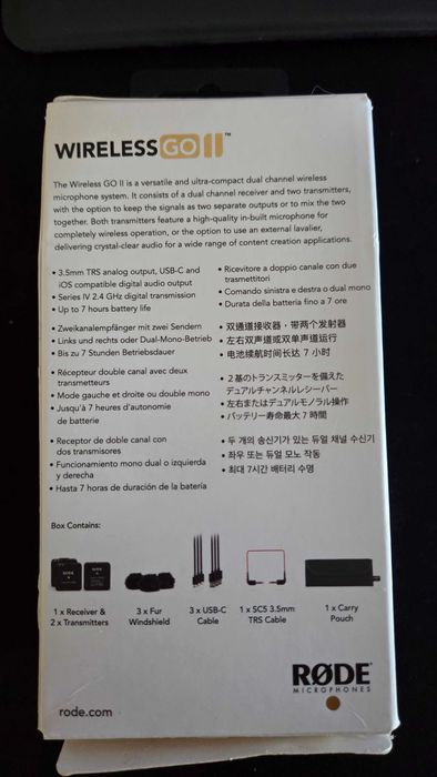 Rode wireless go II