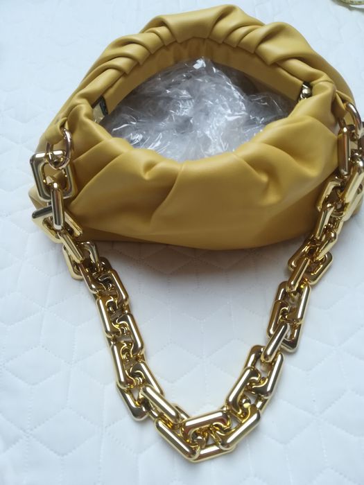 Torebka damska żółta