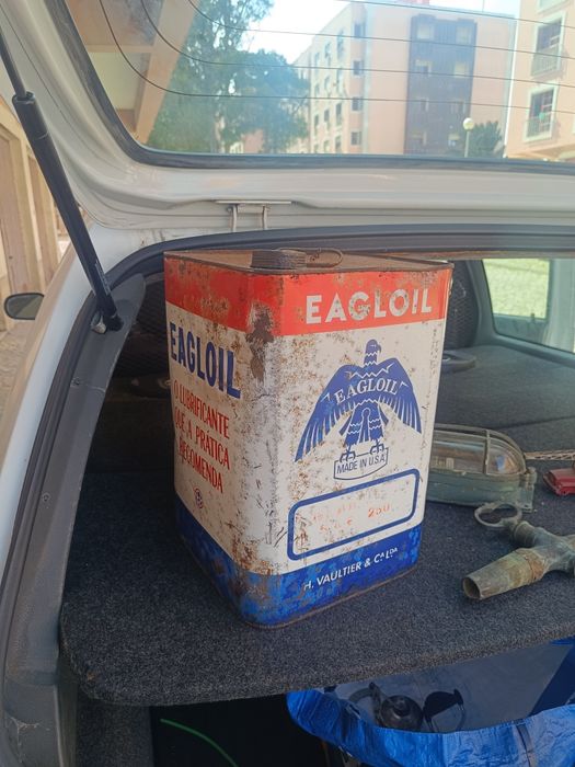 Lata antiga de óleo 10L