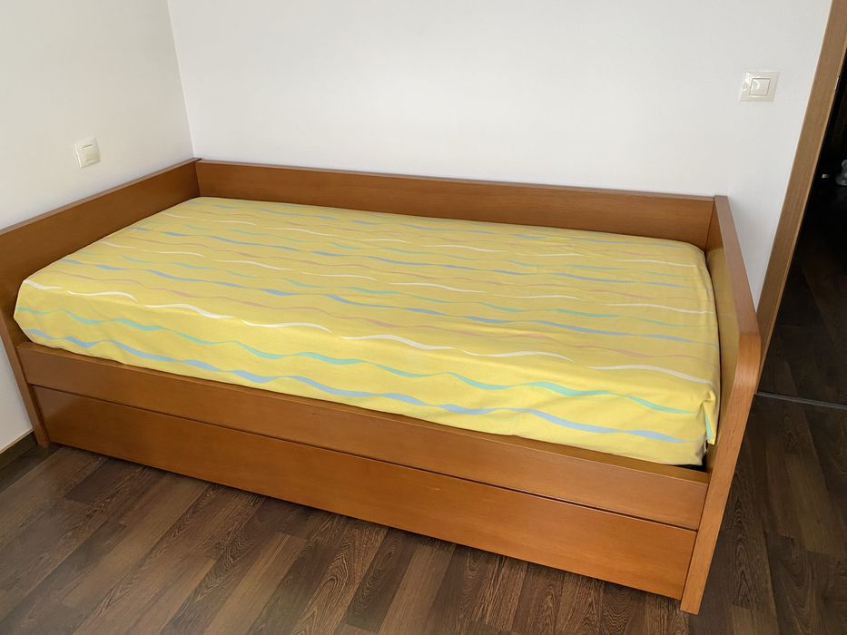 BAIXA DE PREÇO: Cama Dupla (Gaveta) em Madeira Maciça