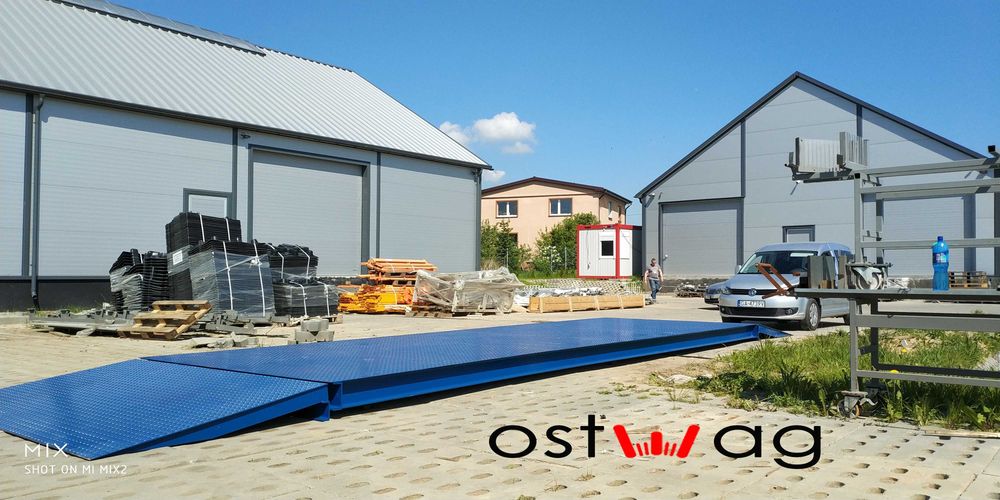 Waga samochodowa mobilna najazdowa 30T/40T 8m x 2,8m PRODUCENT OSTWAG
