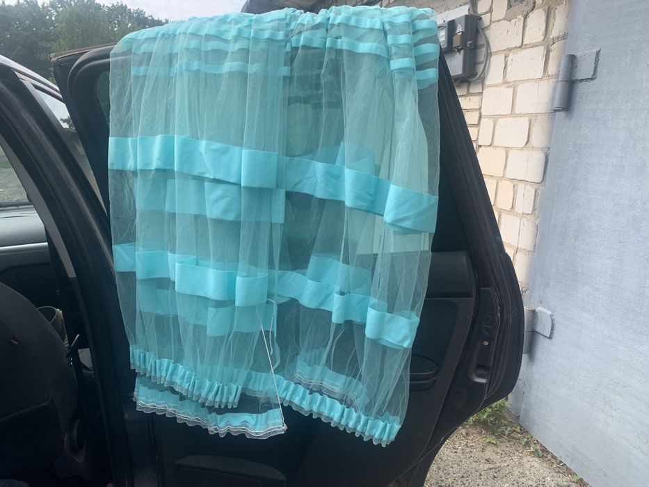 Тюль  готовий з тісьмою