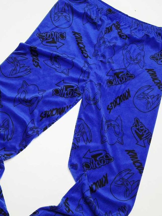 Spodnie piżama chłopiec welurowe roz.164 Sonic