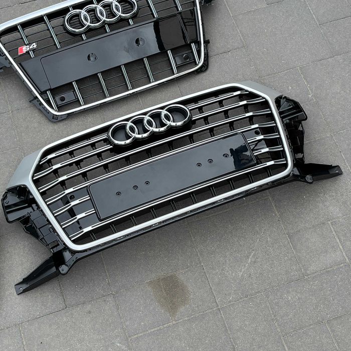 Решетка радиатора ауди Audi черная серая a1a3a4a5a6a7a8q7s6rs4sq5q5q3