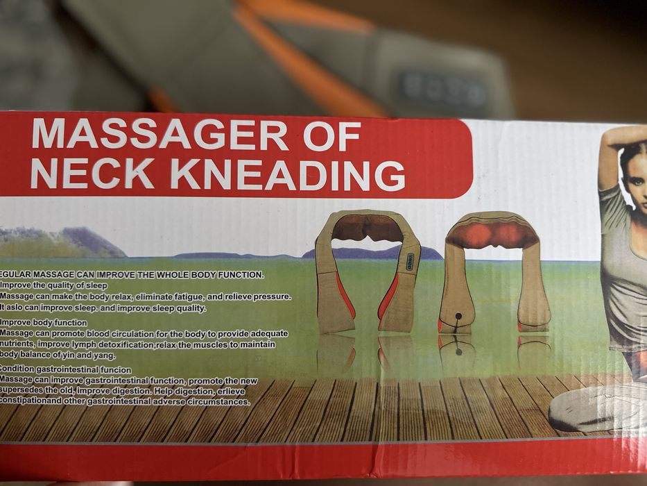 Массажер для шиї, новий