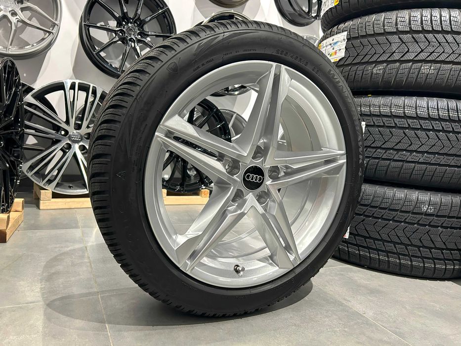 Oryginalne koła zimowe 18 5x112 ET40 Audi A5 B10 235/45R18 Firestone