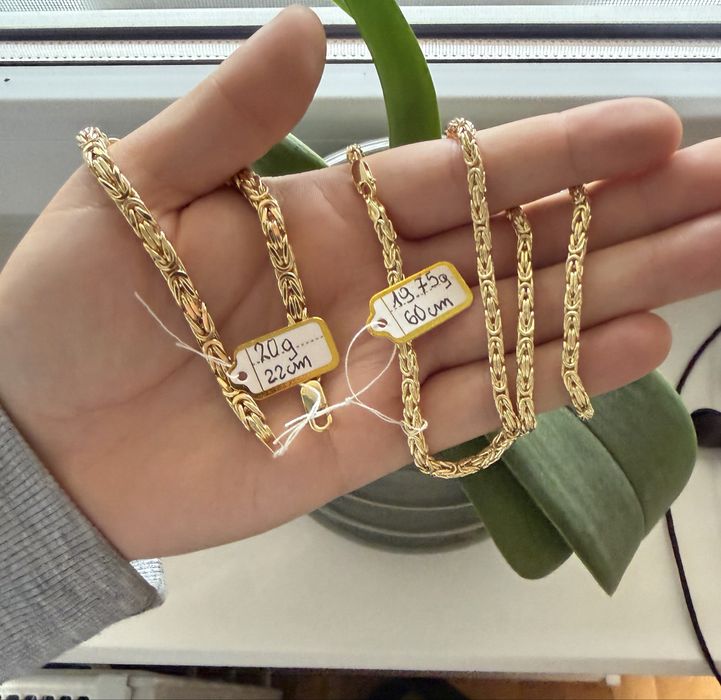 Nowy złoty zestaw Królewski Pr. 585 14K