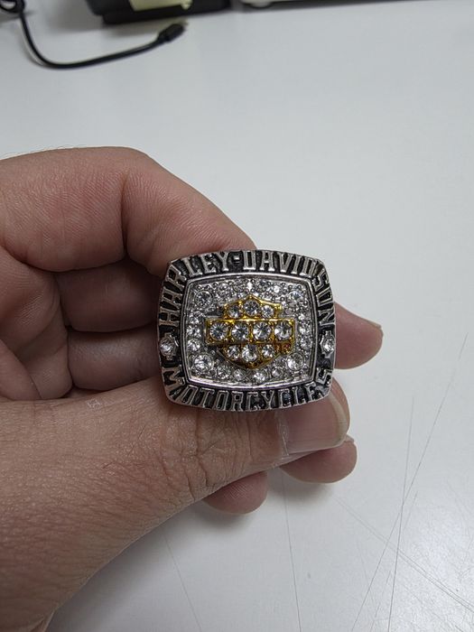 Anel Harley-Davidson FXSB HOG Prata Dourado