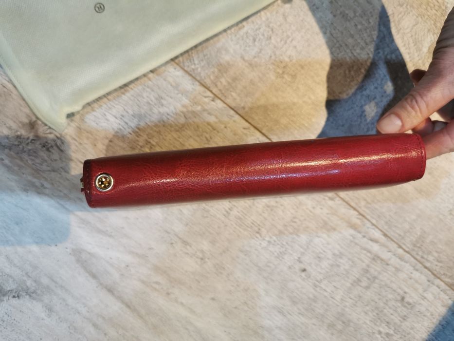 Portfel skórzany, mała torebka nowa Geruola