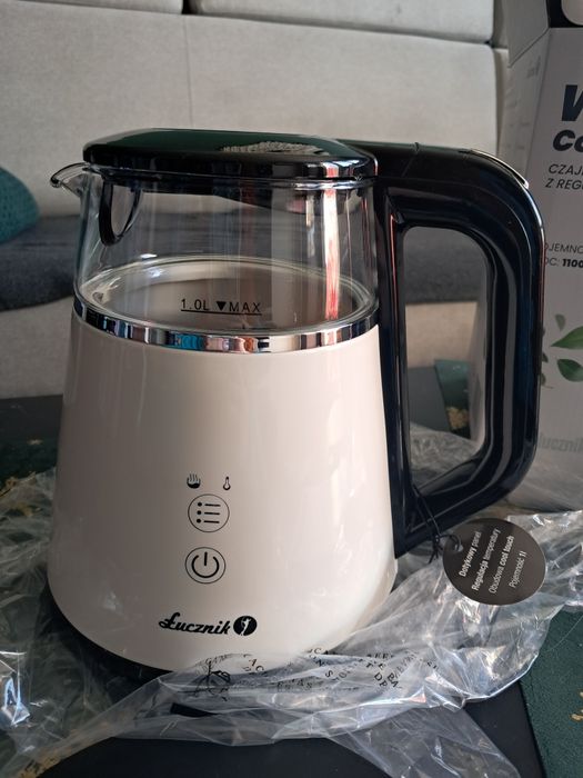 Czajnik elektryczny Łucznik WK-2503 Compact+ White  Nowy