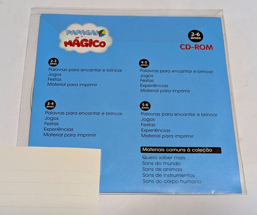 2 CD-ROM didáticos para crianças- Papagaio Magico e Gira que Gir