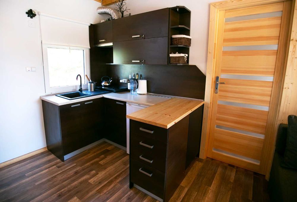 Domek letniskowy nad zbiornikiem wodnym Niwka