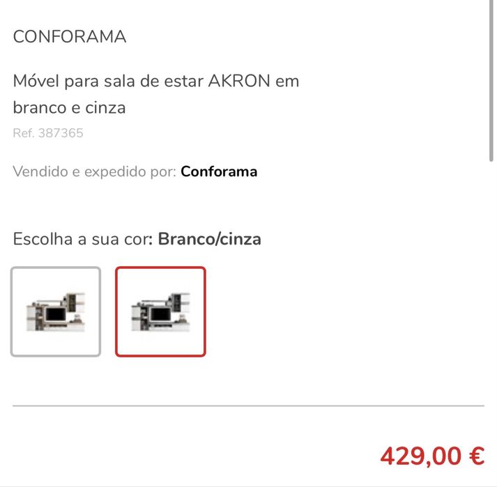 Conjunto de sala para TV