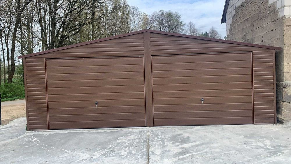 Producent garaży blaszanych, każdy wymiar, profil zamknięty PROMOCJA