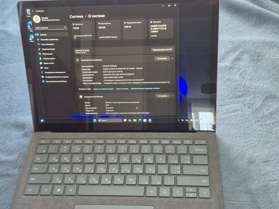 Microsoft Surface Laptop 3 1867  Core i5-1035G7