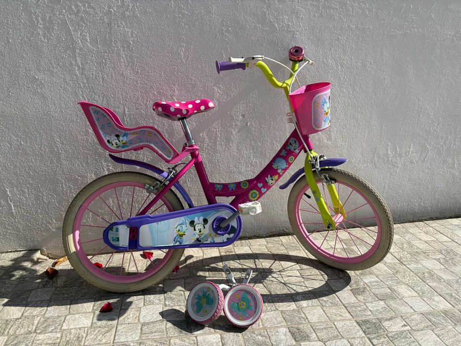 Bicicleta menina minnie