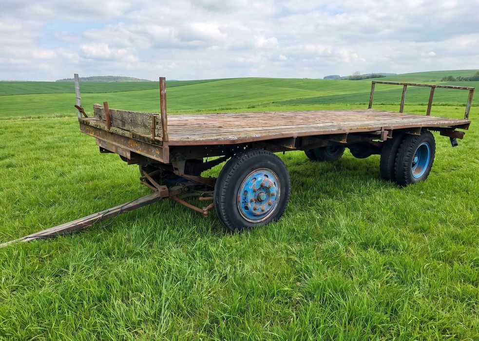 Przyczepa rolnicza - most STAR, przedłużona - idealna na bele