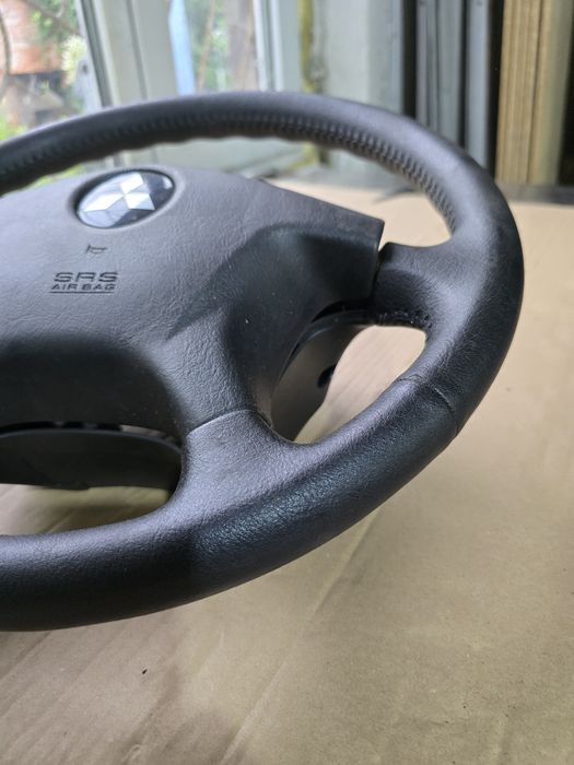 Руль подушка Mitsubishi Outlander 1 CU 2002-2008 Кожа AIRBAG безопасности в руль кермо митсубиси аутлендер
